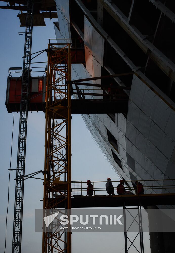 Zenit Arena under construction