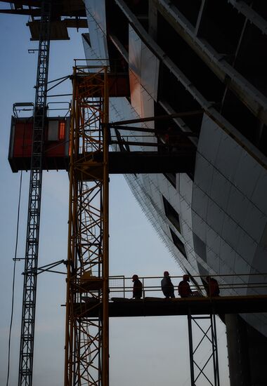 Zenit Arena under construction