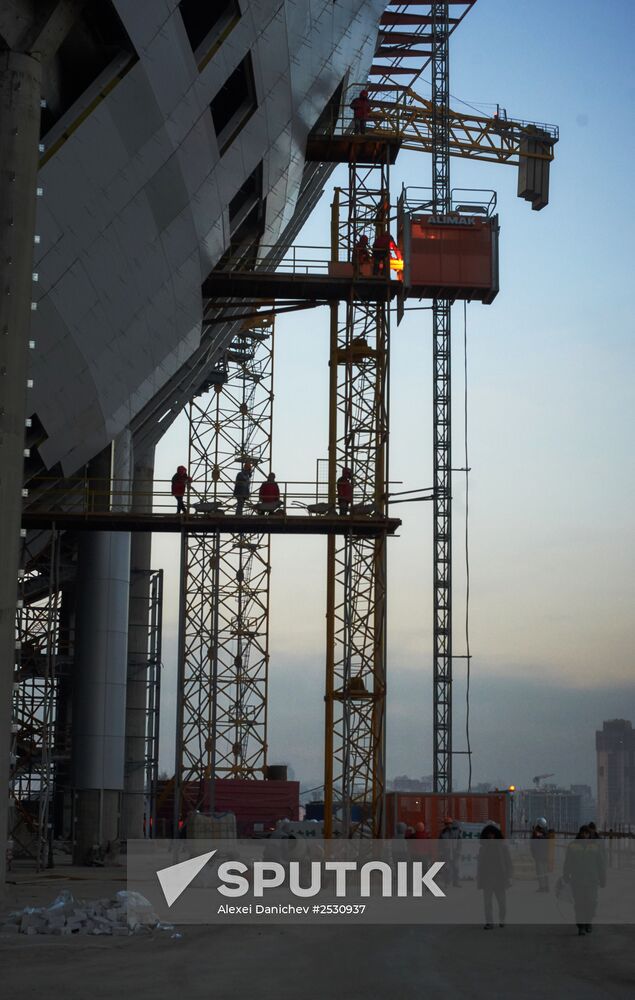 Zenit Arena under construction