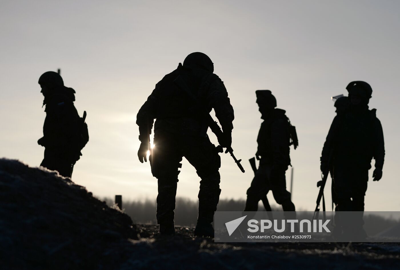 Special Rapid Response Unit practice before a mission in Dagestan