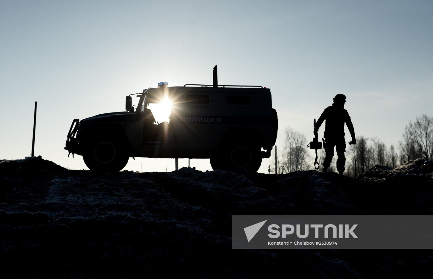 Special Rapid Response Unit practice before a mission in Dagestan