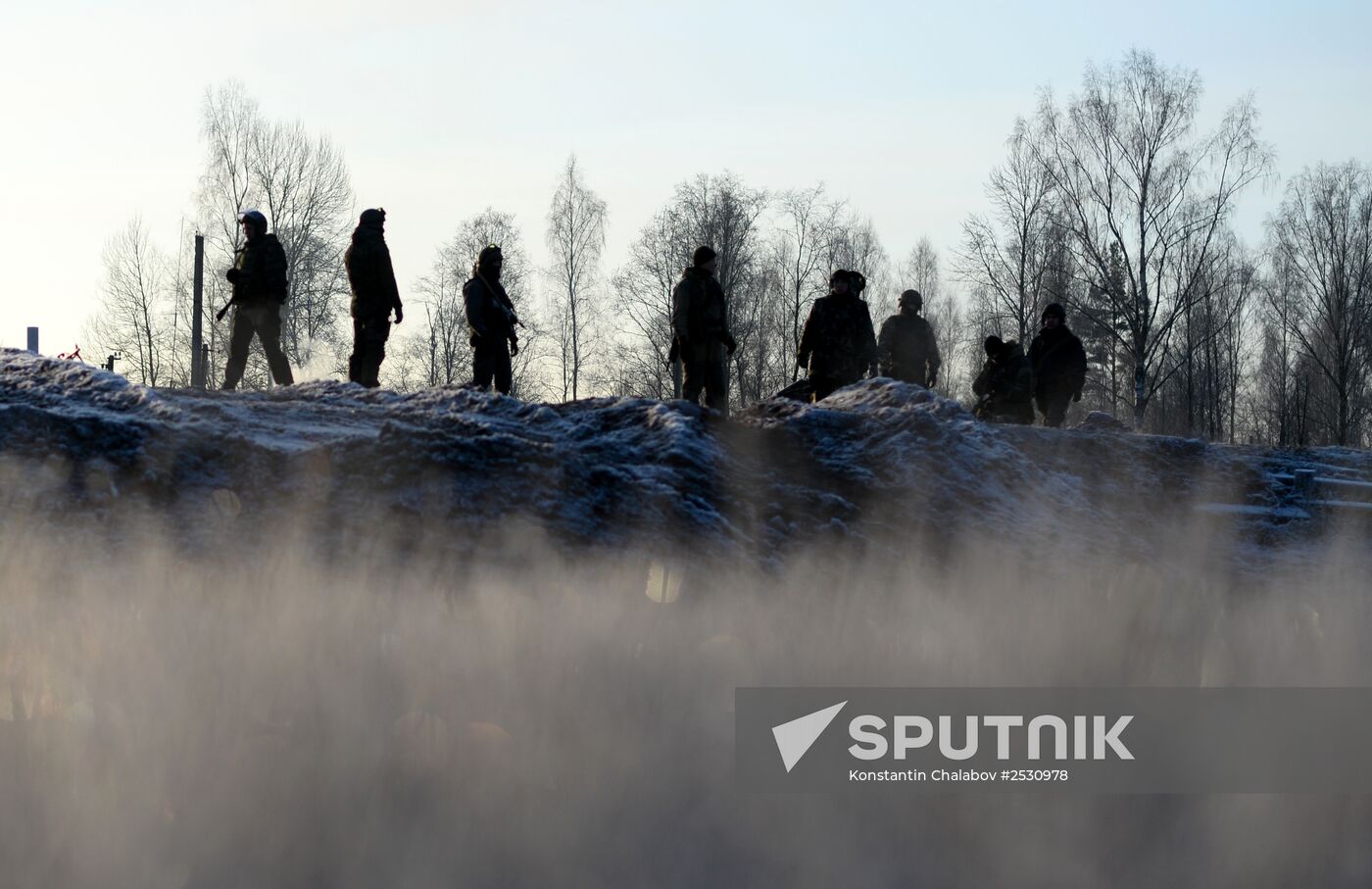 Special Rapid Response Unit practice before a mission in Dagestan