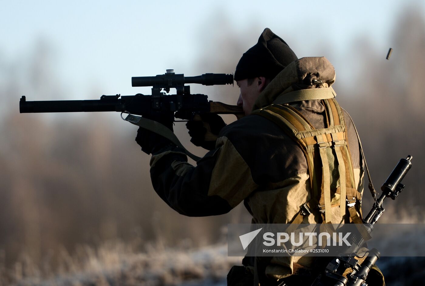 Special Rapid Response Unit practice before a mission in Dagestan