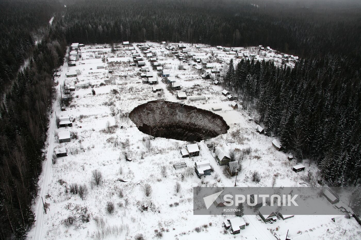 Sinkhole in Solikemske