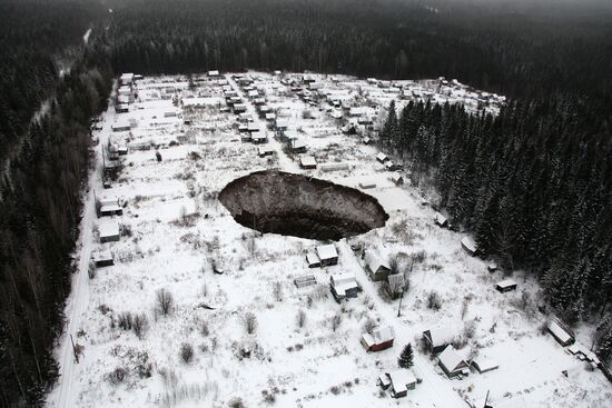 Sinkhole in Solikemske