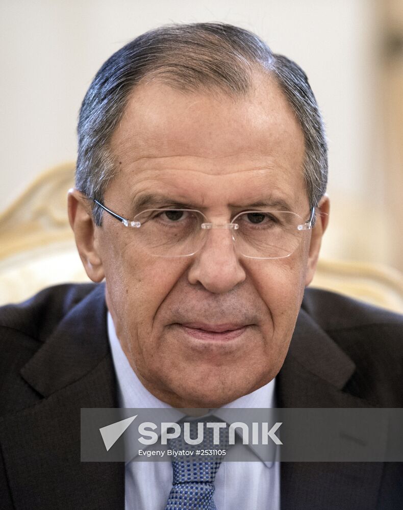 Foreign Minister Sergei Lavrov meets with Saudi counterpart