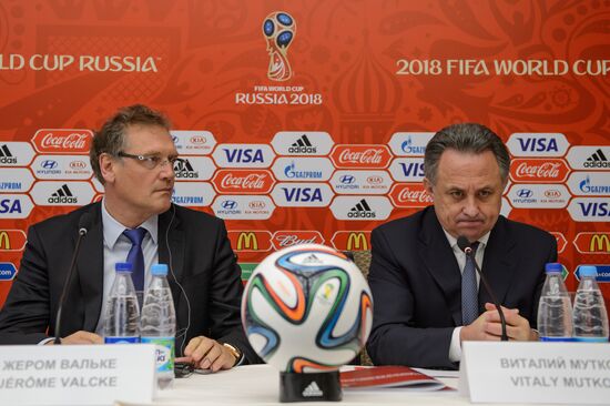 FIFA and Russia-2018 Organizing Committee holds meeting with FIFA officials, gives press briefing