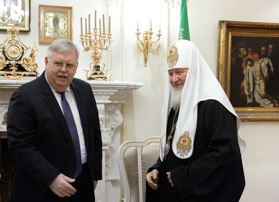 Patriarch Kirill meets with US Ambassador to Russia John Tefft