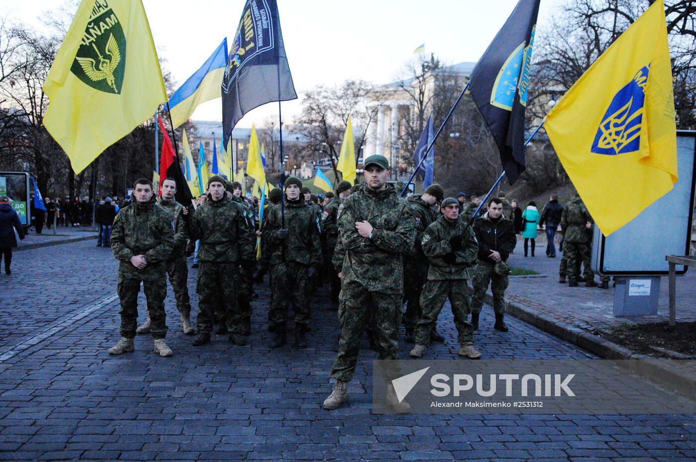 First Maidan anniversary in Kyiv