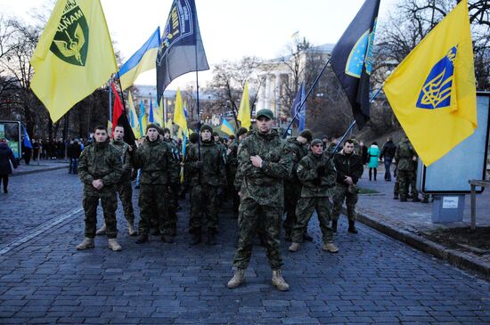 First Maidan anniversary in Kyiv