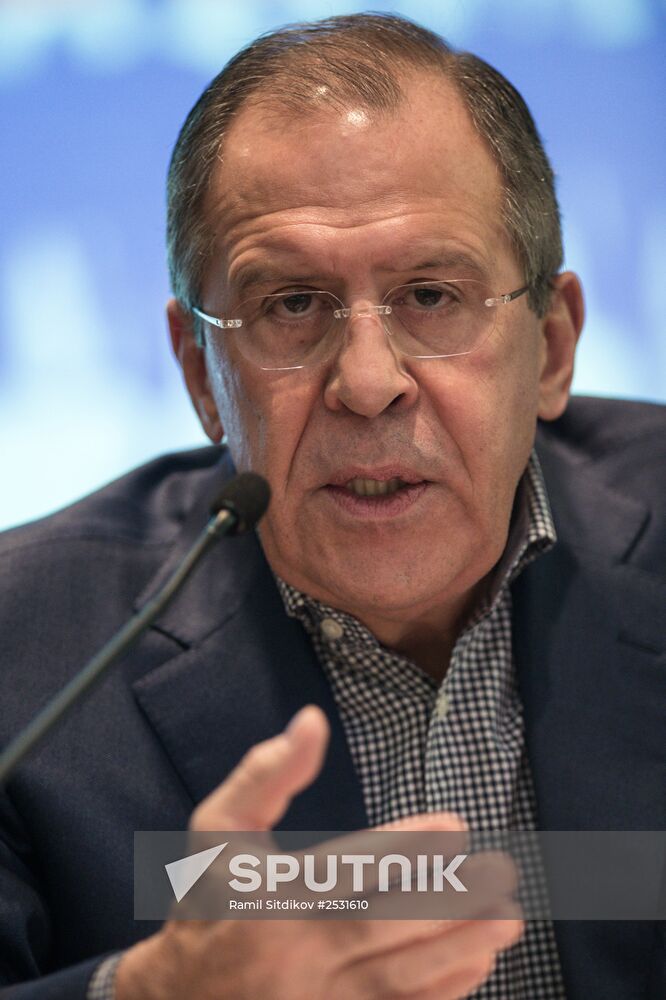 Foreign Minister Sergey Lavrov attends Russian Foreign and Defense Policy Council Assembly Meeting