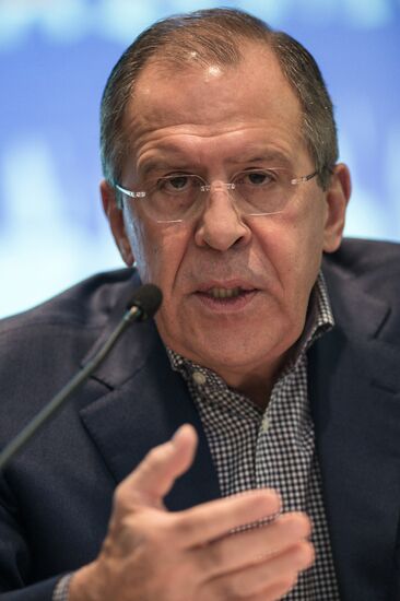 Foreign Minister Sergey Lavrov attends Russian Foreign and Defense Policy Council Assembly Meeting