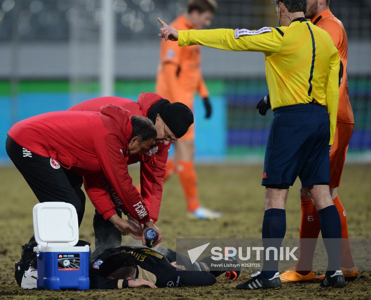 Russian Football Premier League. Ural vs. Rubin