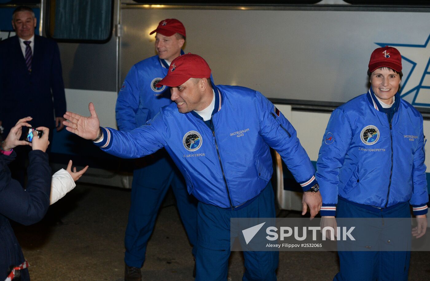 Preparations for launch of Soyuz-FG rocket with Soyuz TMA-15M spacecraft