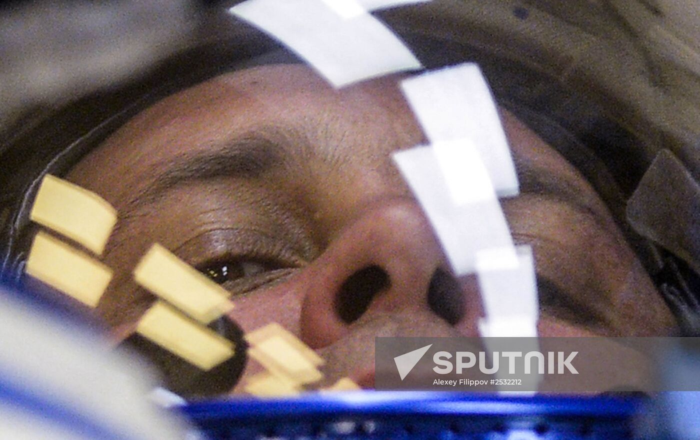Preparations for launch of Soyuz-FG rocket with Soyuz TMA-15M spacecraft