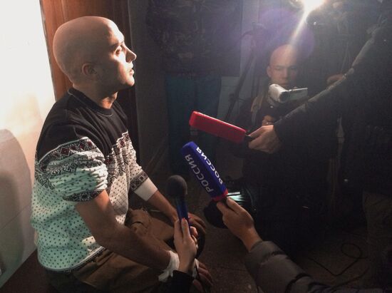 British journalist Graham Phillips was injured near Donetsk