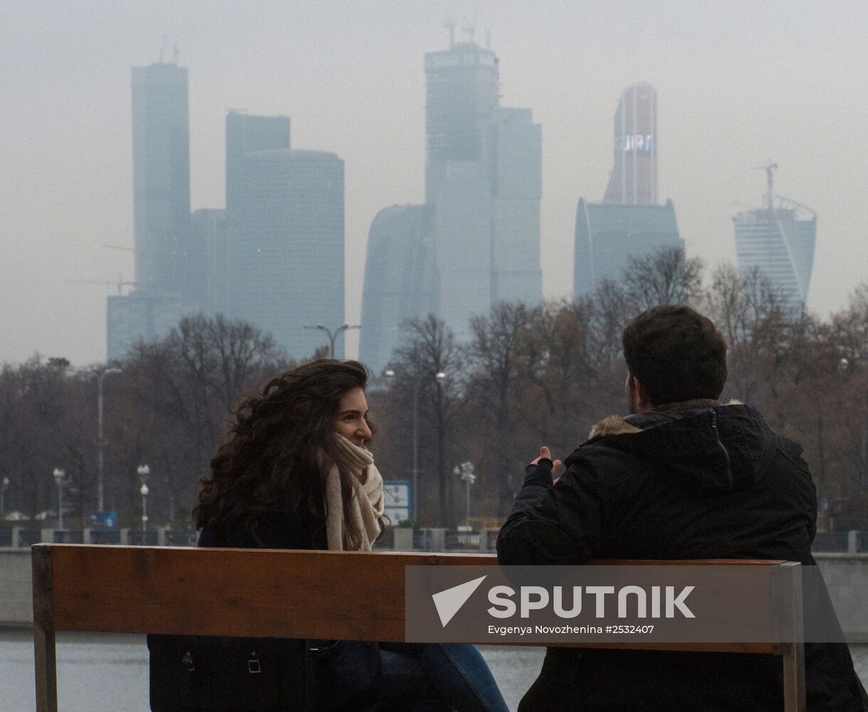 Smog in Moscow
