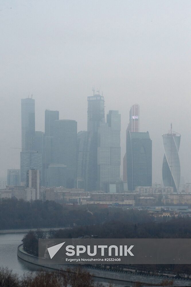 Smog in Moscow