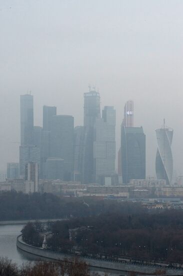 Smog in Moscow
