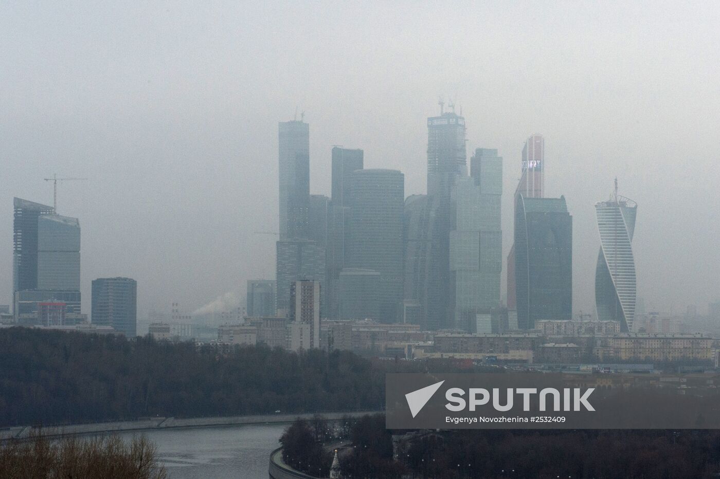 Smog in Moscow