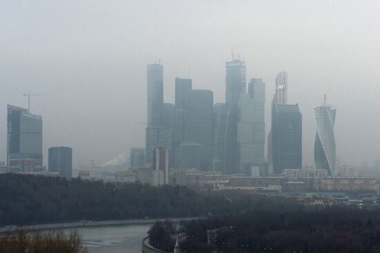 Smog in Moscow