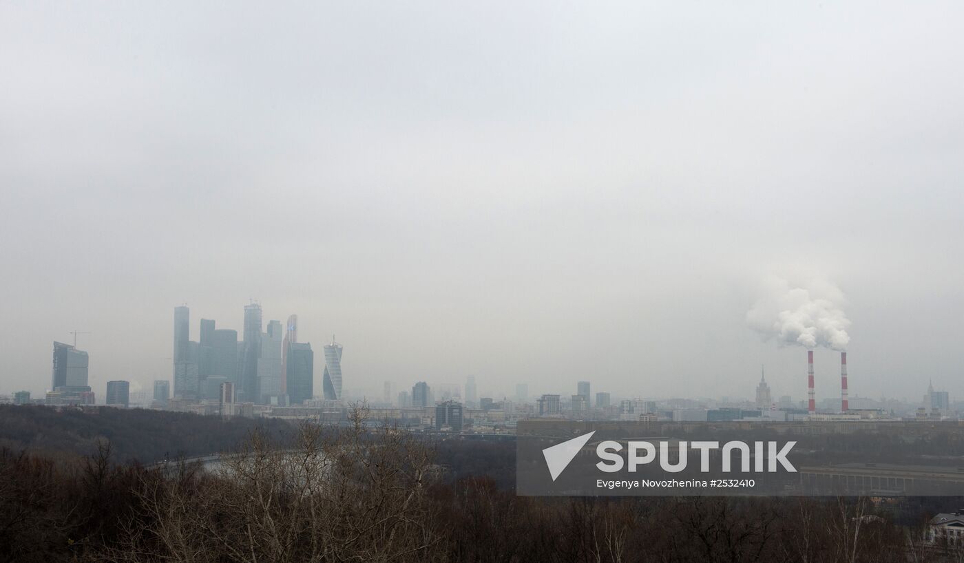 Smog in Moscow
