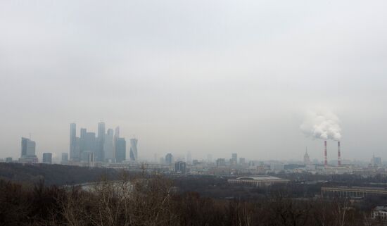 Smog in Moscow
