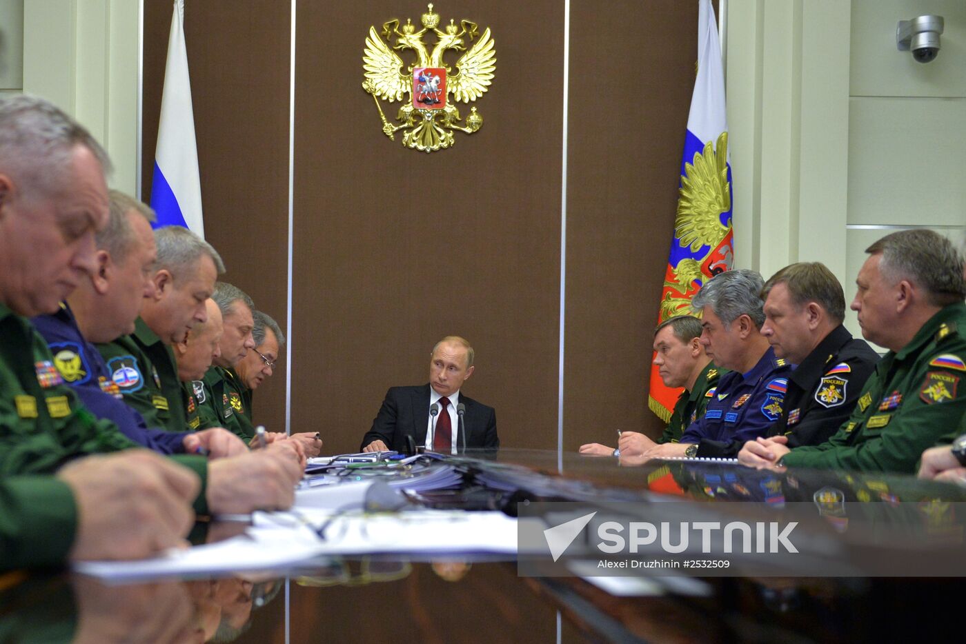 V.Putin holds meeting in Sochi