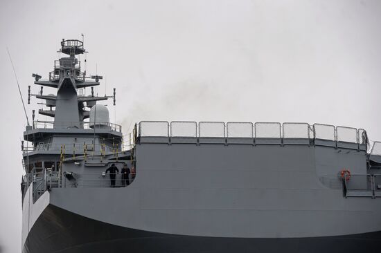 The STX Europe shipyard in Saint-Nazaire