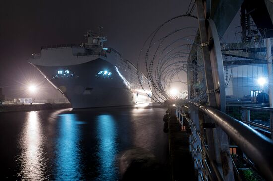 The STX Europe shipyard in Saint-Nazaire