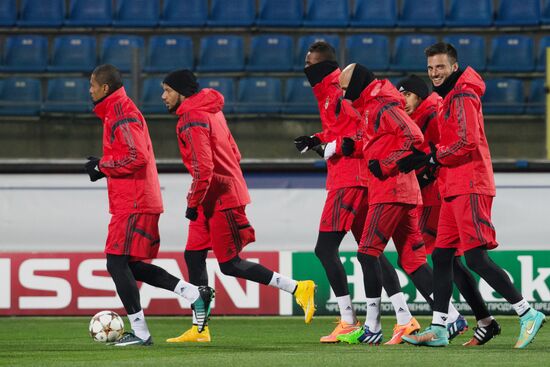 UEFA Champions League. Benfica training session
