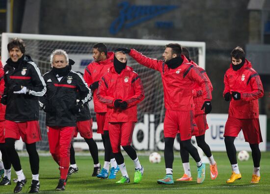 UEFA Champions League. Benfica training session
