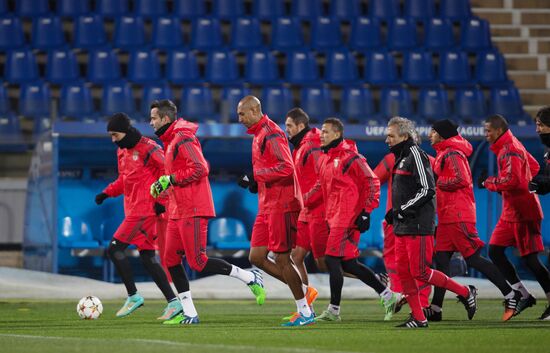 UEFA Champions League. Benfica training session
