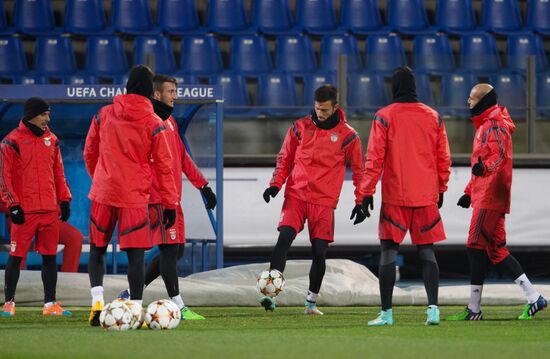 UEFA Champions League. Benfica training session