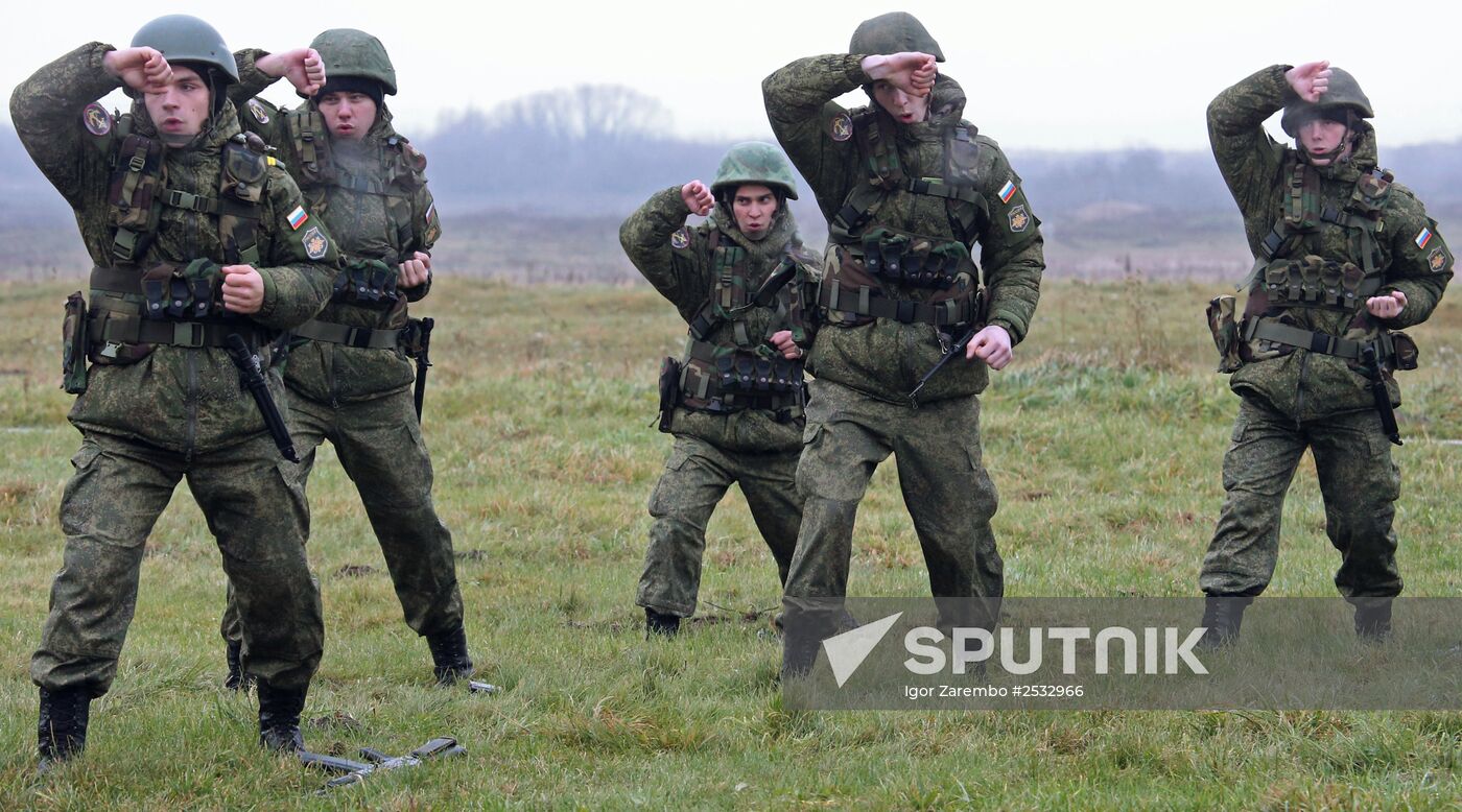 MarineCorps exercise in Kaliningrad Region