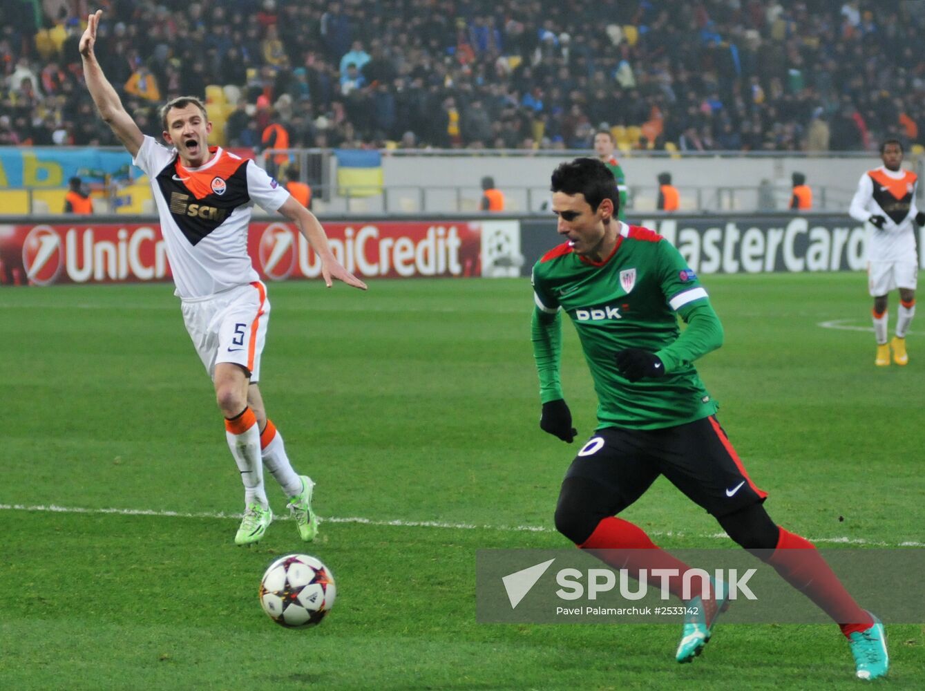 Football. UEFA Champions League. Shakhtar vs. Athletic