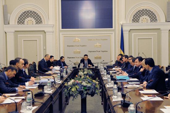 Verkhovna Rada working group meeting