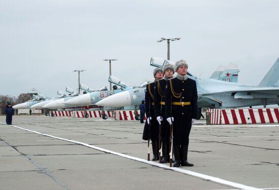 New equipment arrives at Belbek airfield in Crimea