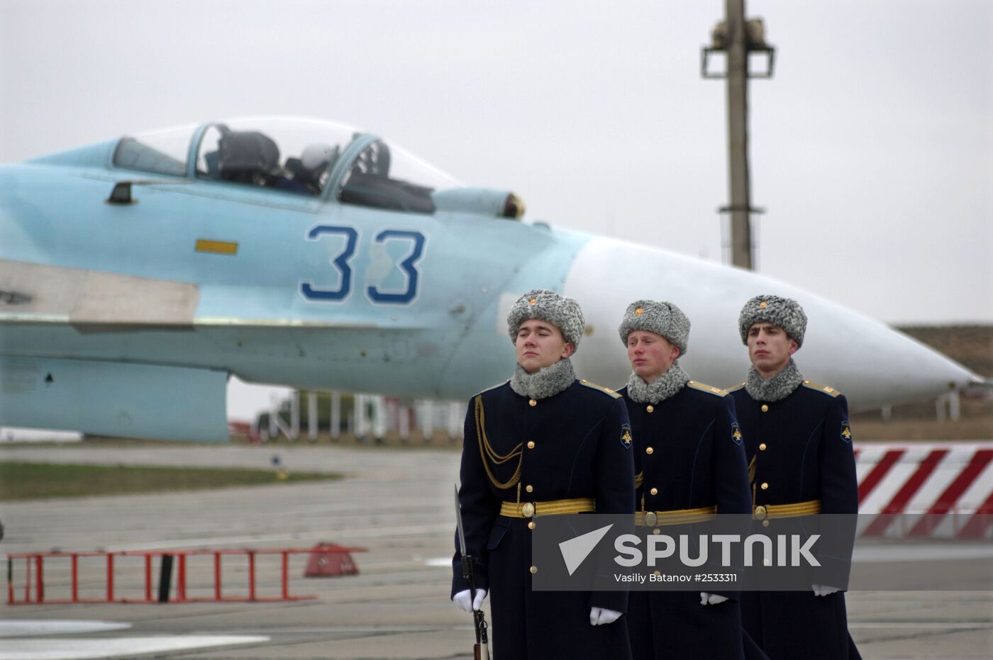 New equipment arrives at Belbek airfield in Crimea