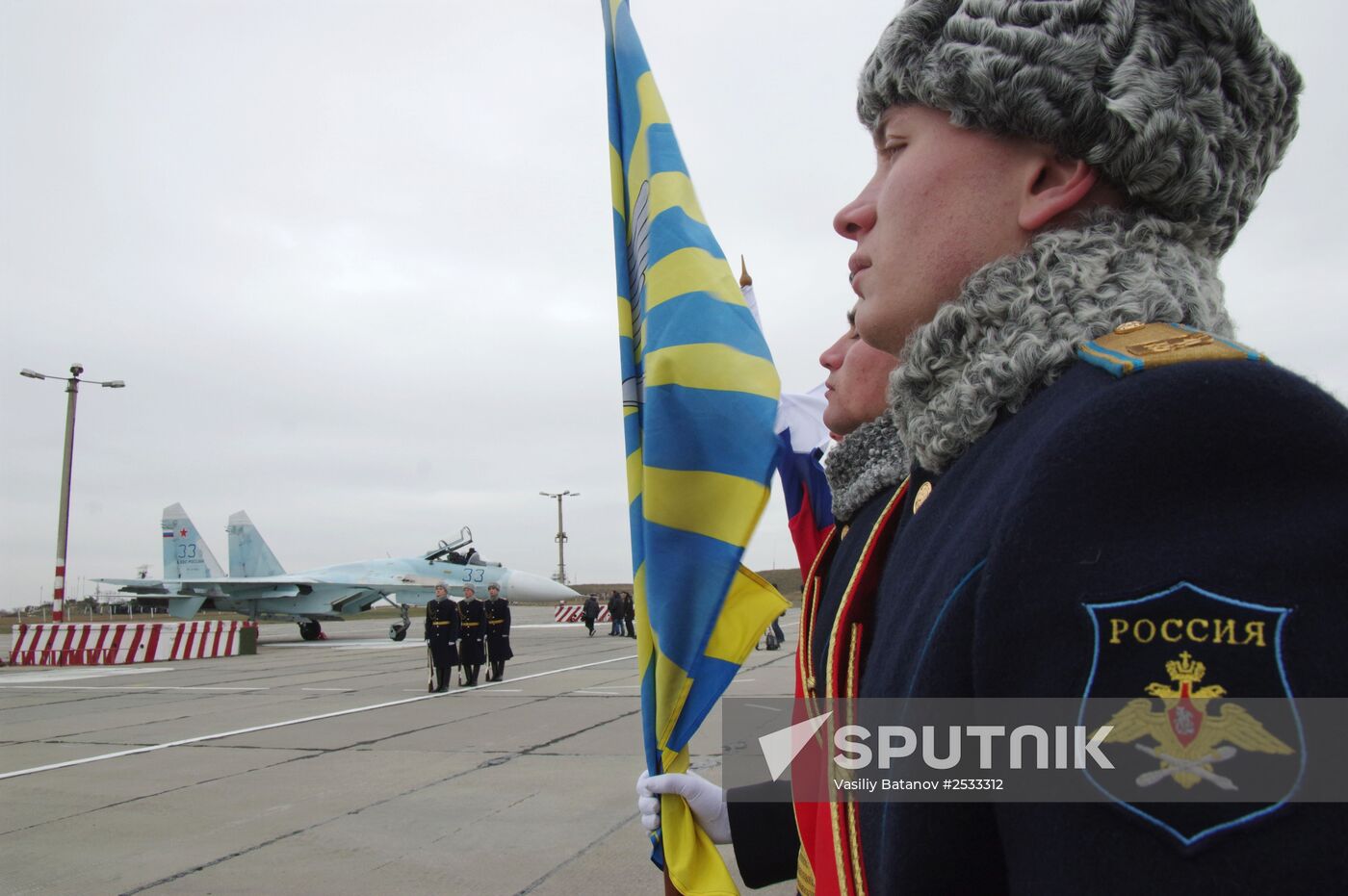 New equipment arrives at Belbek airfield in Crimea