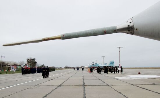 New equipment arrives at Belbek airfield in Crimea