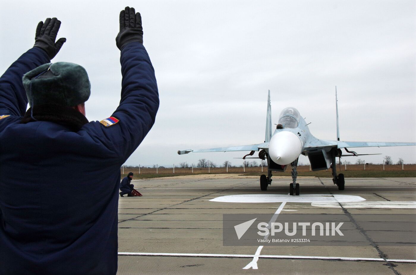 New equipment arrives at Belbek airfield in Crimea