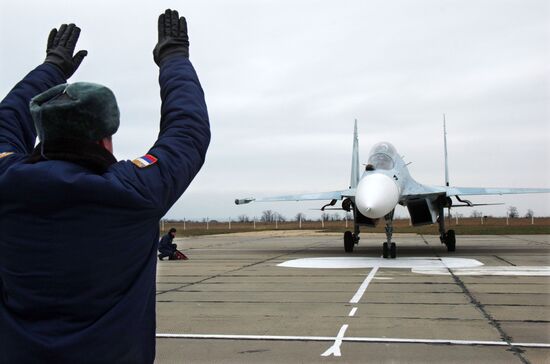 New equipment arrives at Belbek airfield in Crimea