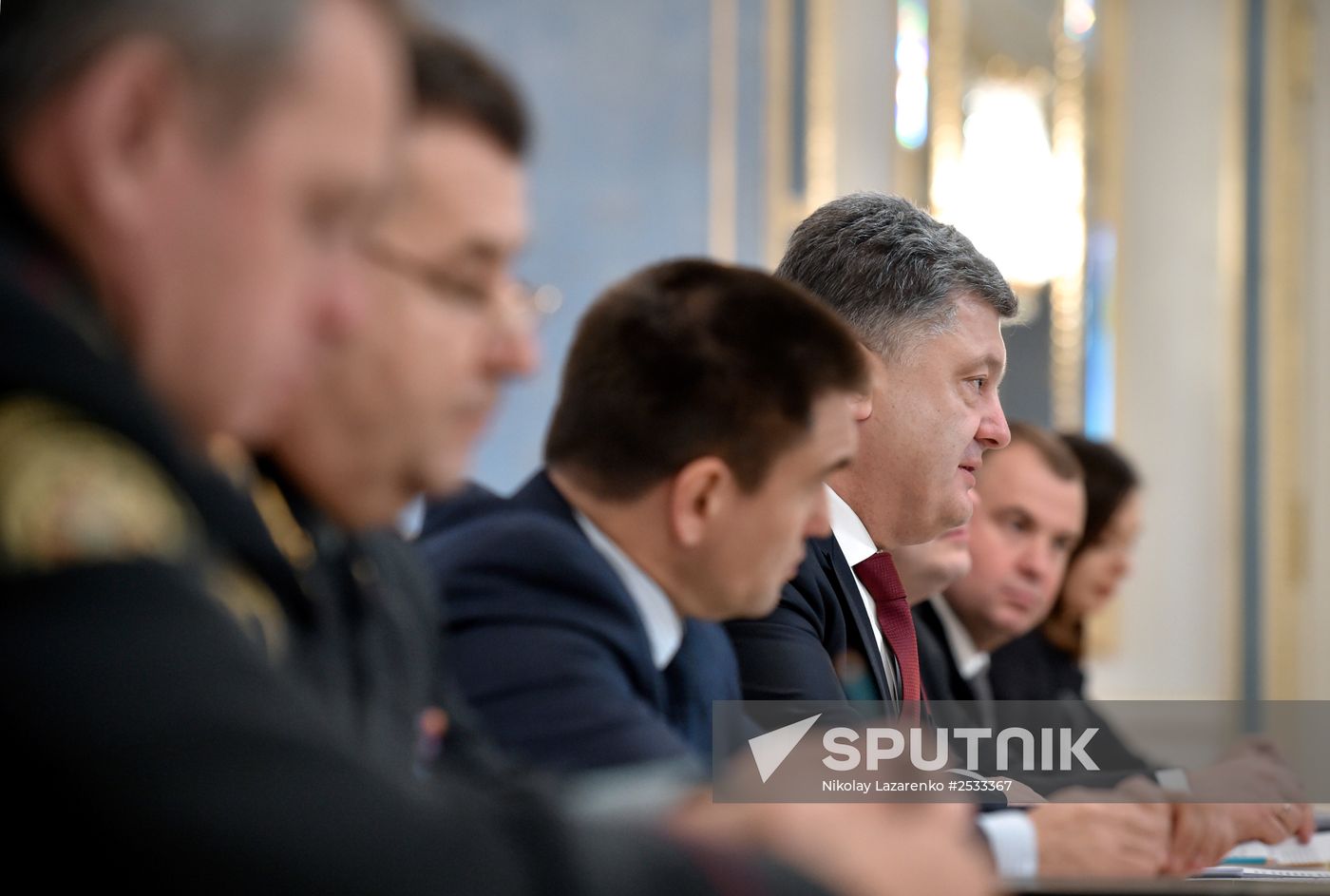 Petro Poroshenko meets with Philip Breedlove in Kiev