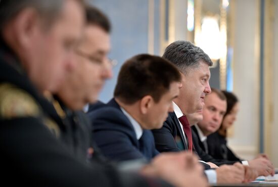 Petro Poroshenko meets with Philip Breedlove in Kiev