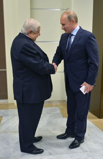 Vladimir Putin's meeting with Walid Muallem