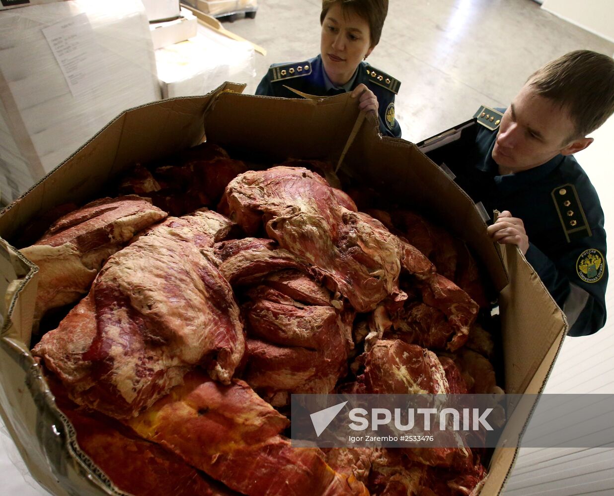 Bagrationovsky customs post in Kaliningrad Region