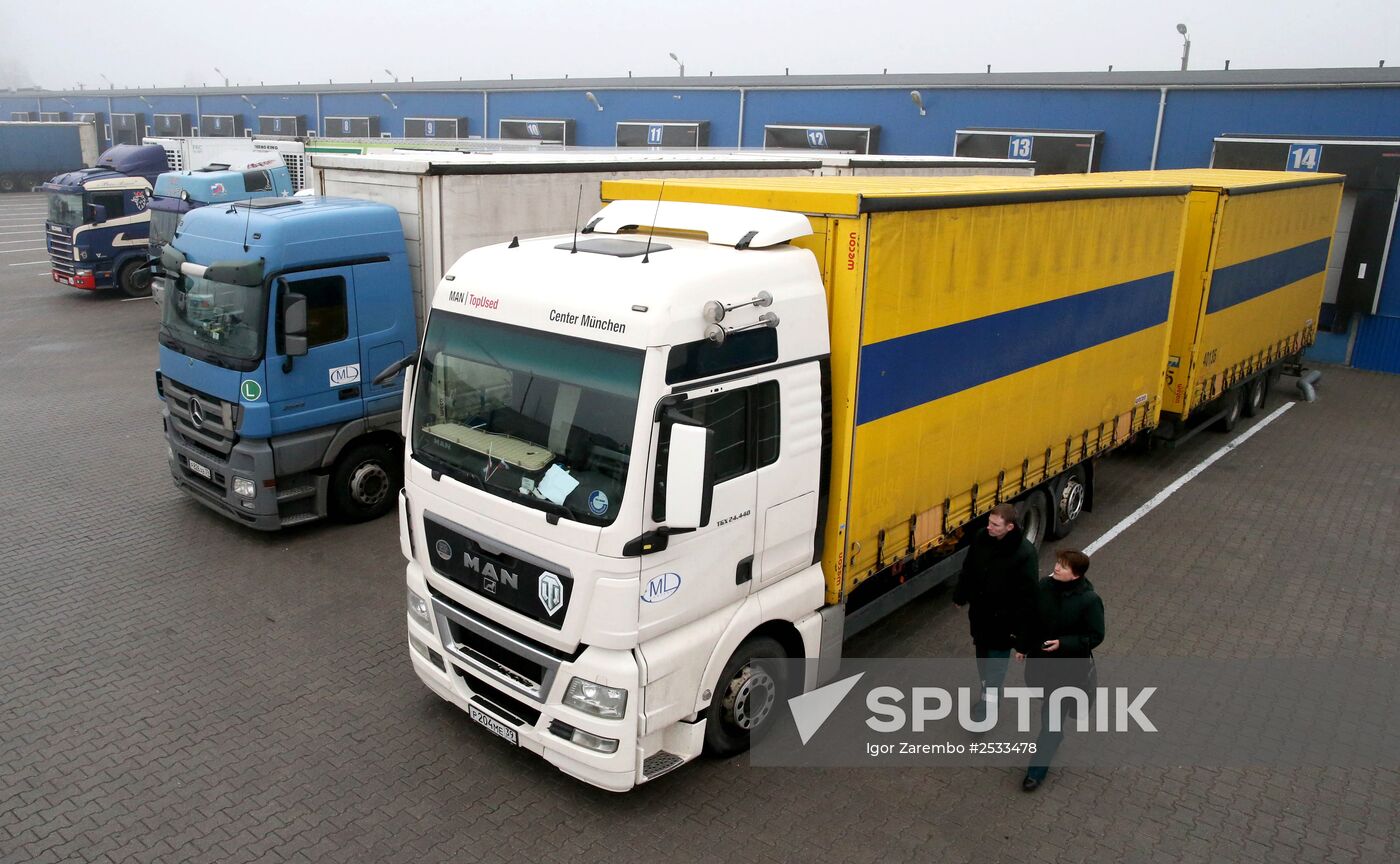 Bagrationovsky customs post in Kaliningrad Region