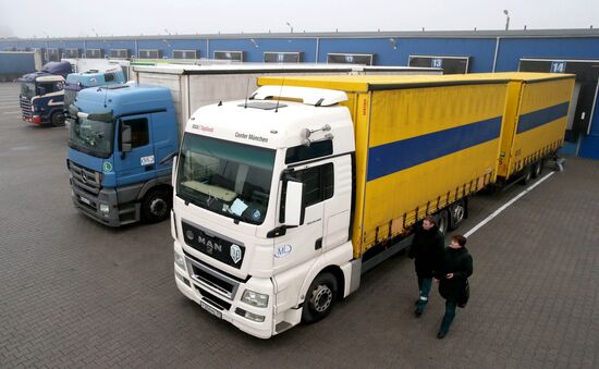 Bagrationovsky customs post in Kaliningrad Region