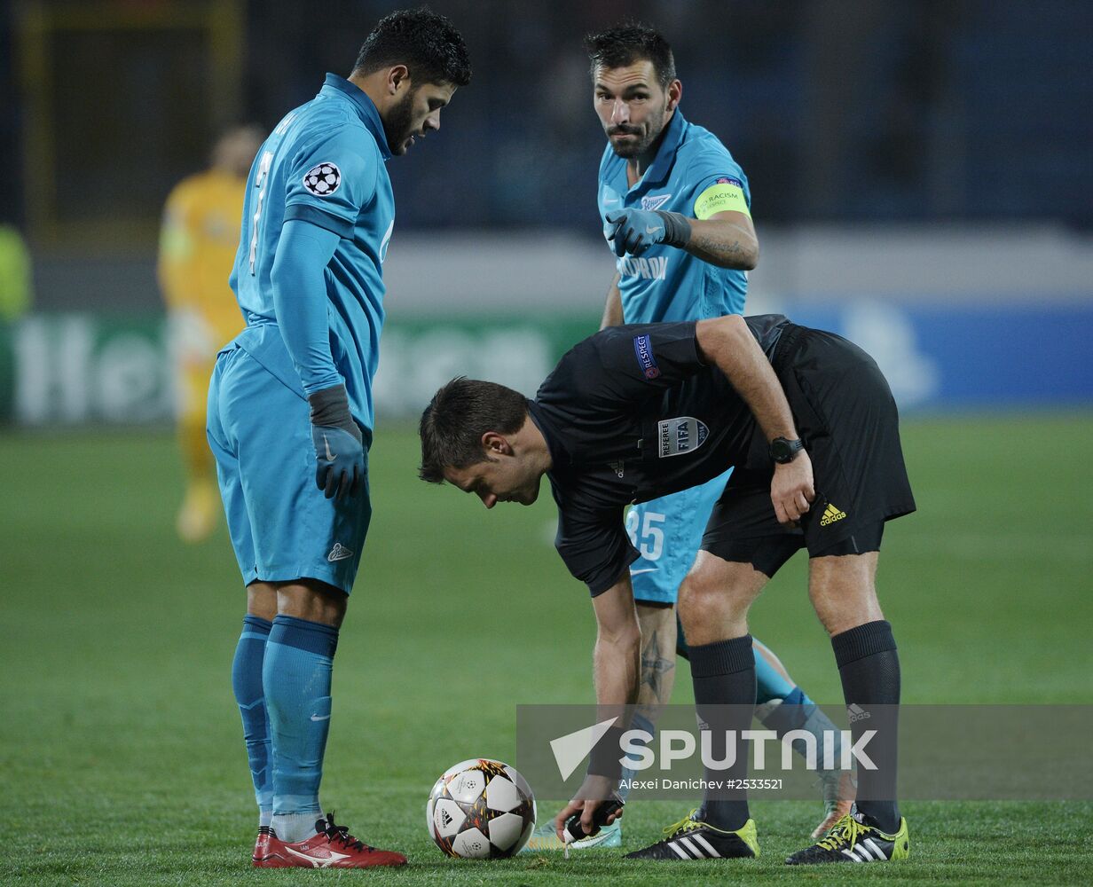 UEFA Champions League. Zenit vs. Benfica